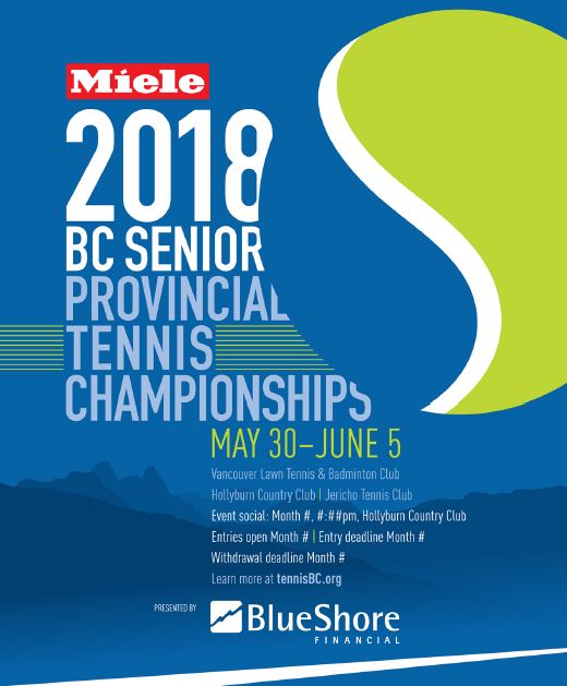 Sr Provincials Graphic Tennis British Columbia